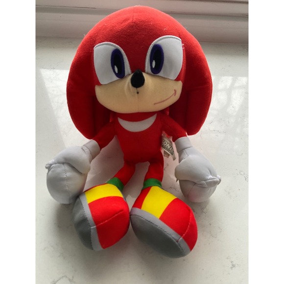 toy factory Other - Sonic the Hedgehog Knuckles Plush Toy SEGA Toy Factory Red 10 Inch Gamestop‎